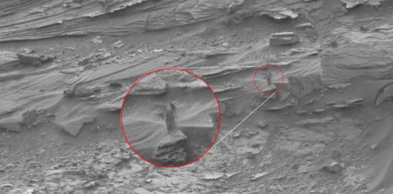  دیده شدن یک زن در مریخ! +تصویر