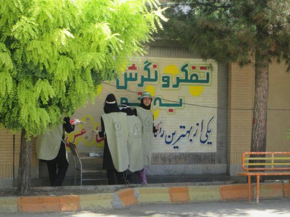  به روایت تصویر/حضور دانش آموزان دختر همدانی در اردو های طرح هجرت 