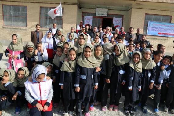 افتتاح دومین مدرسه بشر دوستی استان همدان در نهاوند 
