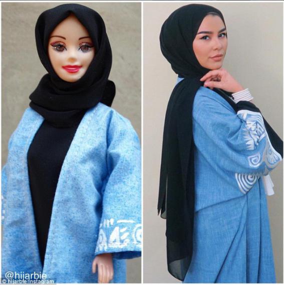« حجاربی » عروسک مخلوط دختر نیجریه ای از «حجاب » و « باربی »