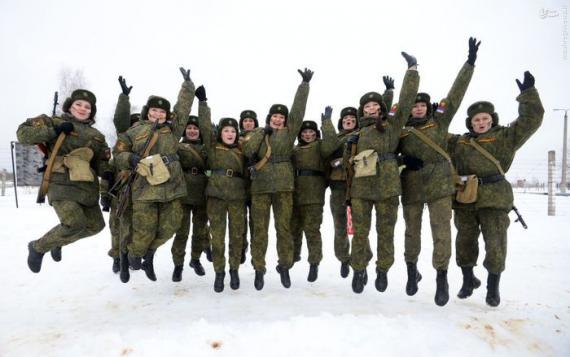 عکس/ زنان ارتش روسیه 