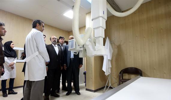 گزارش تصویری/بازدید رییس دانشگاه آزاد اسلامی از بیمارستان بوعلی