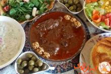 خورشت فسنجون,فسنجون با مرغ,فسنجون با مرغ مازندرانی,shabnamha.ir,شبنم همدان,afkl ih,شبنم ها; 