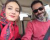 سلفی جدید و دیدنی زوج مشهور بازیگر در اتومبیل! + عکس 