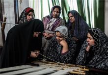 زنان کارآفرین اشتغال ایل بانو منشی گری عشایر صنایع دستی